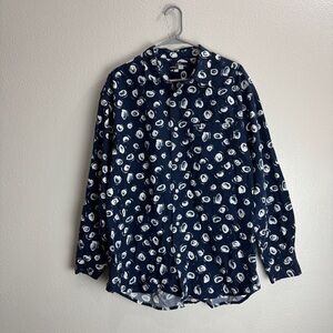 Guess Georges Marciano Button Up Vintage Shirt Size Large